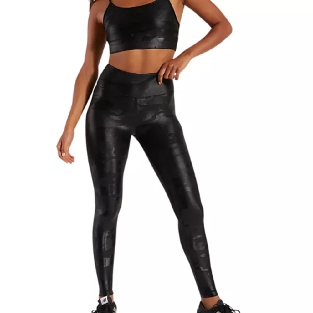 Koral High Rise Lustruous Black Leggings